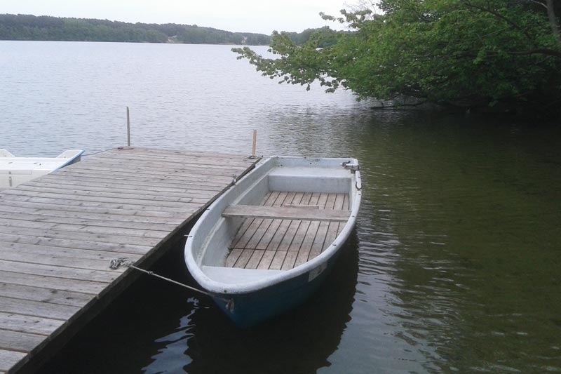 Reiherhals-Ruderboot